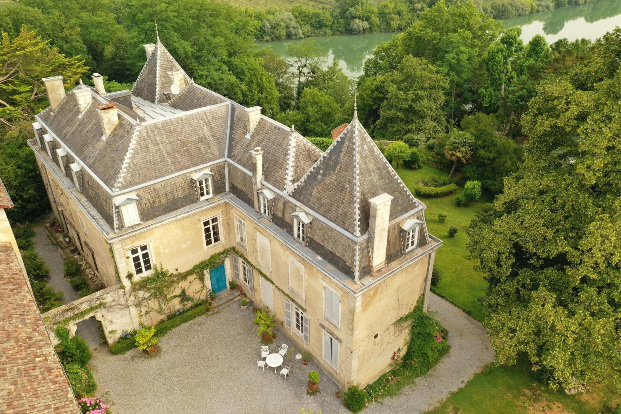 Chateau D'Estrac Hastingues Exterior foto